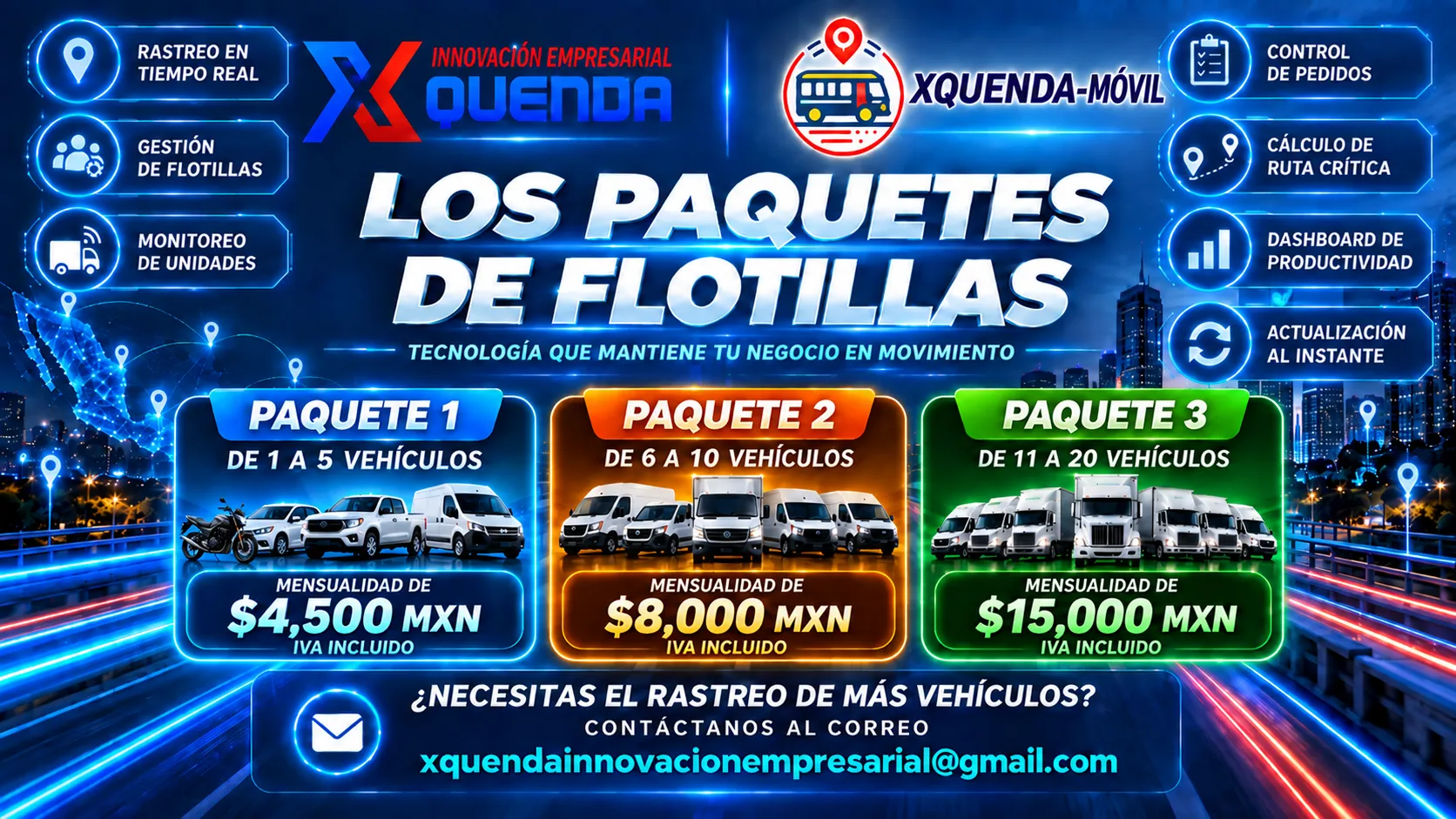 Flyer Xquenda Flotillas