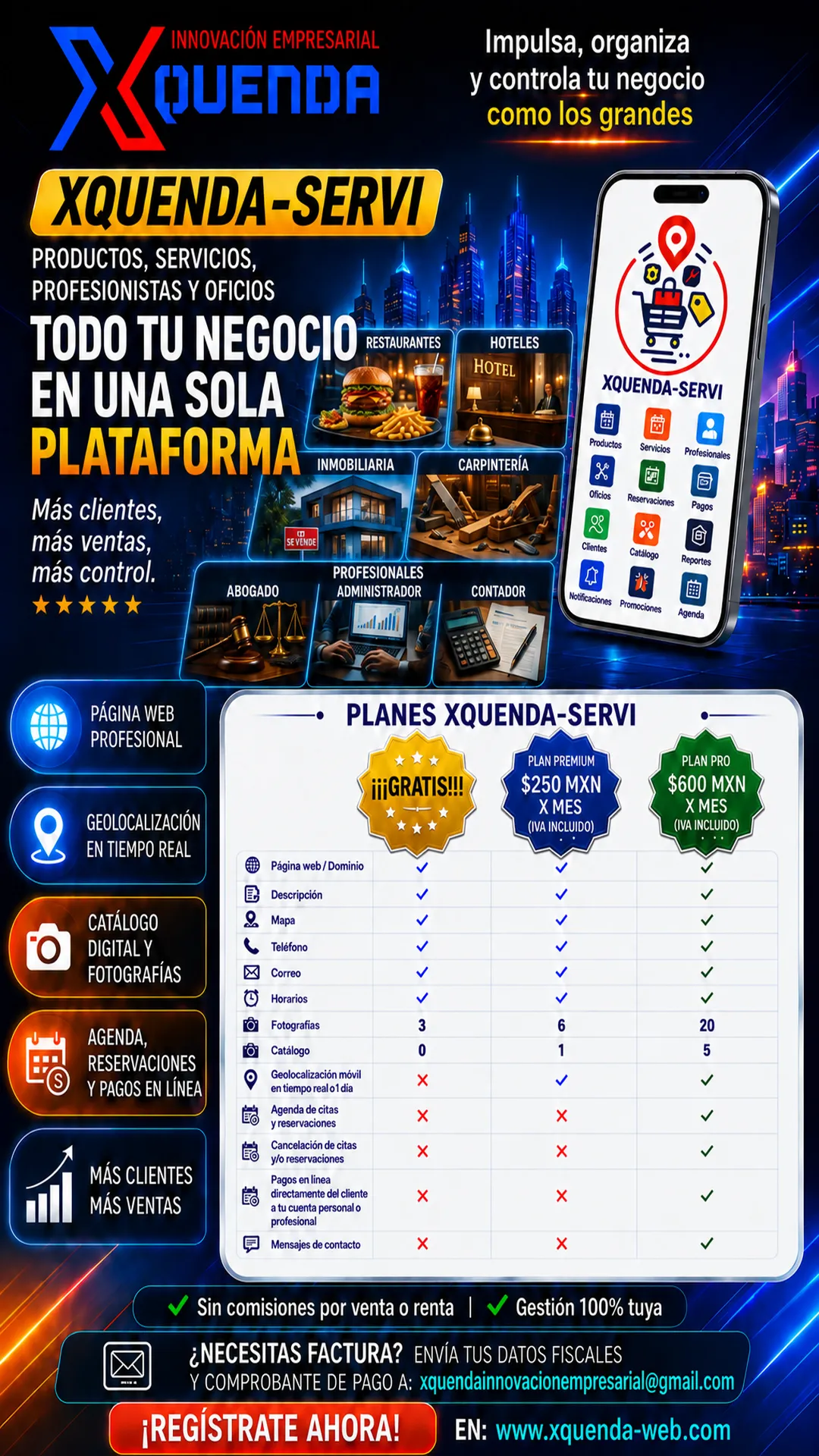 Flyer Xquenda Servi